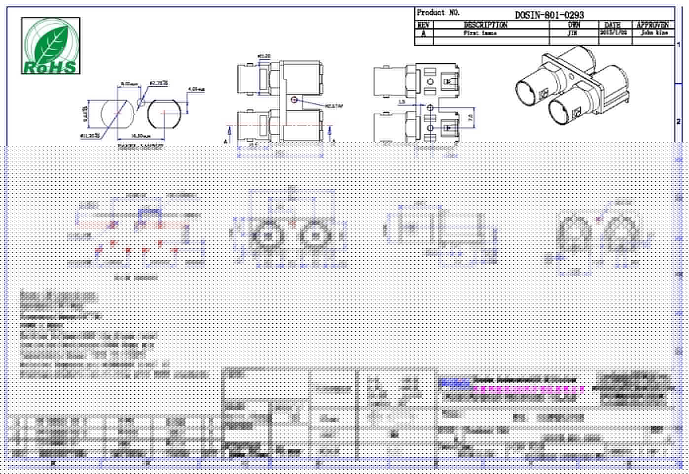 bnc90度彎頭連接器母頭穿墻面板安裝焊接接線