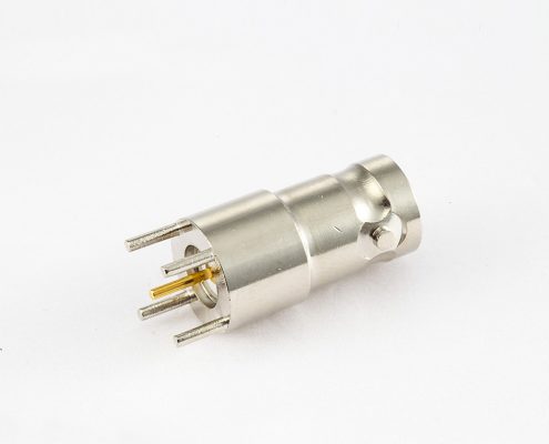 BNC接PCB板 50歐姆母頭直式焊接PCB板的座子