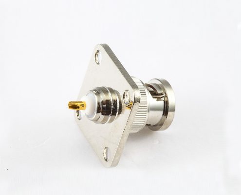 BNC直式公頭法蘭盤(pán)式座子