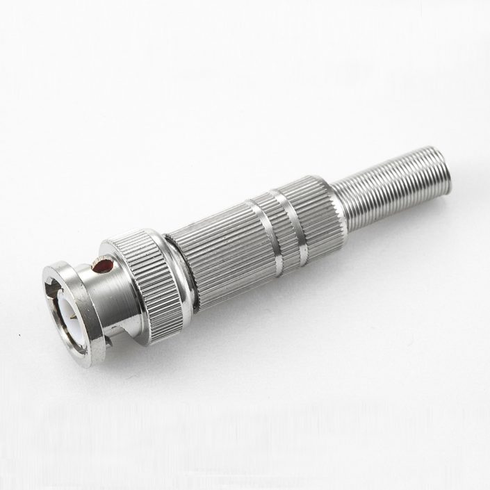 BNC 公頭直式帶彈簧焊接RG58/RG142電纜