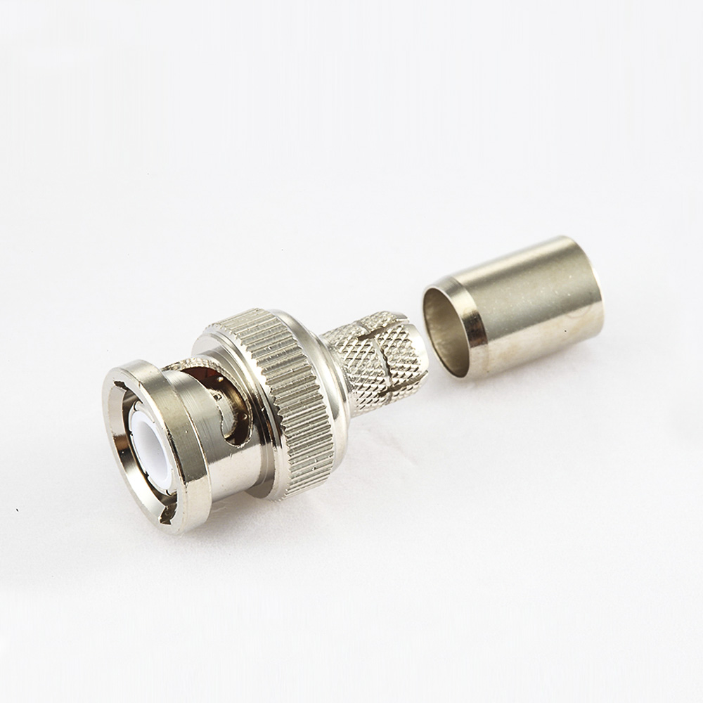 BNC  公頭直式壓接SYV50-5電纜