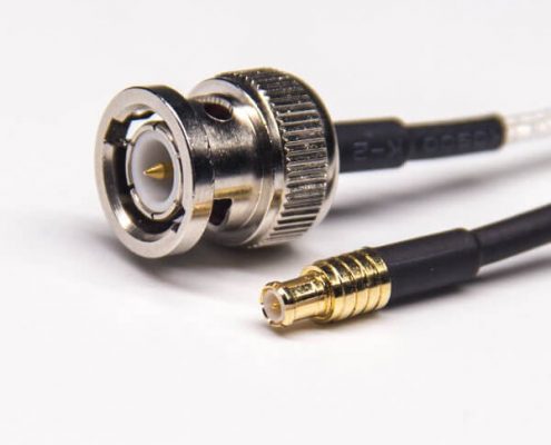 MCX連接器直式公頭轉(zhuǎn)BNC直式公頭同軸線(xiàn)材接RG316